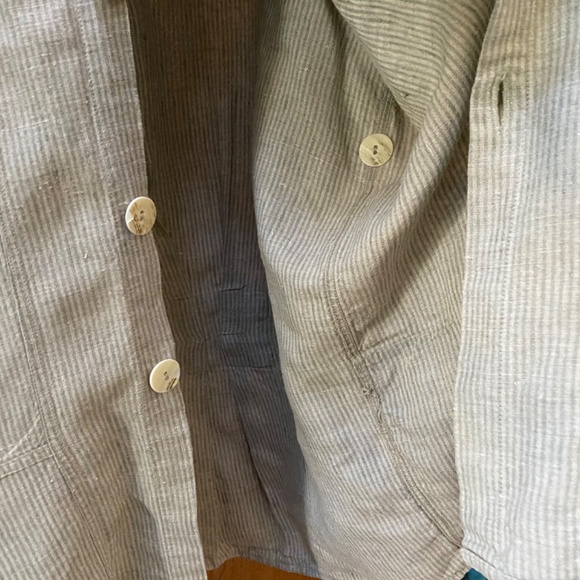 VINTAGE FLAX by Angelheart Placket Jacket Sz L - Picture 5 of 7